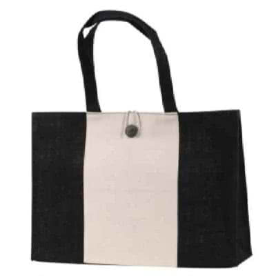 Sac shopping - Toile de jute/coton